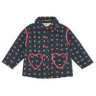 Kids Girls Clothes 25AW New Toddler Cute Bow Strawberry Printed Dresses Denim Vest Dress Jeans Children Clothing -