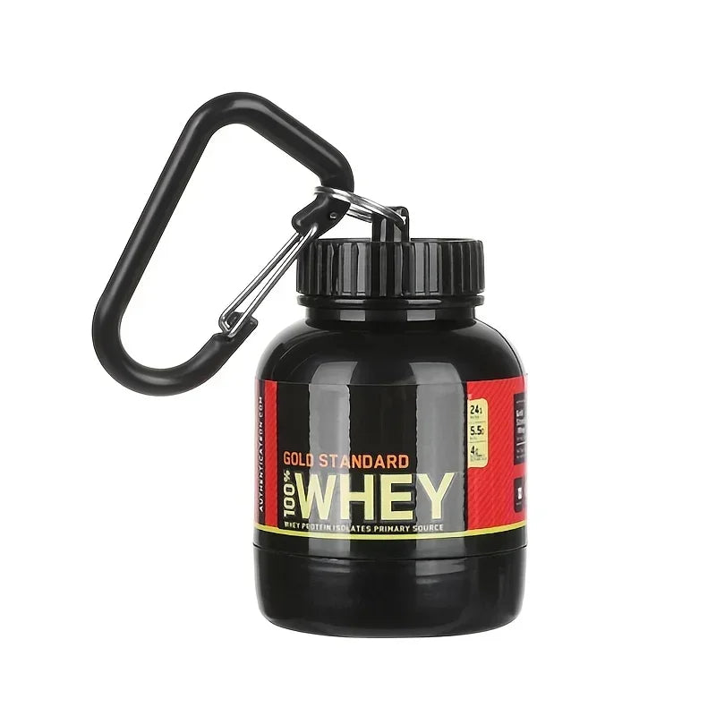 100/200ml Portable Protein Powder Supplement Container -