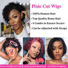 Achieve a natural look with this lace frontal short kinky curly bob wig. Made from Brazilian water wave hair, this trendy hairstyle is perfect for a stylish and fashionable appearance. -