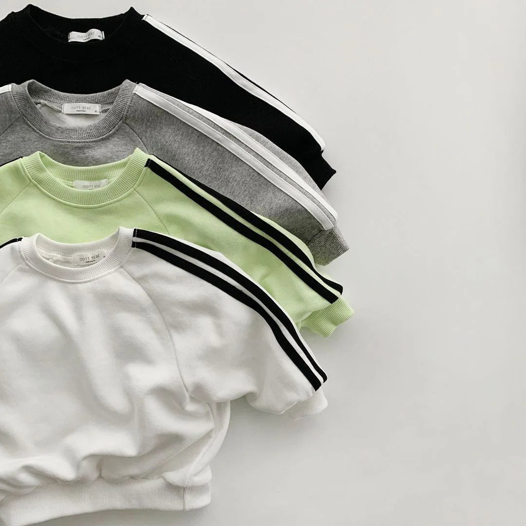 Keep your little one stylish and comfy with this cool two-piece baby suit—featuring a letter-printed zip-up top and matching leisure sports pants! -