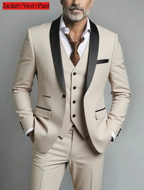 Men Formal Slim Fit Tuxedo -