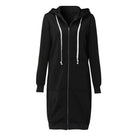 Plush Hooded Drawstring Women Jacket -