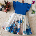 Girl's Butterfly Printed Dress 3-7Y -