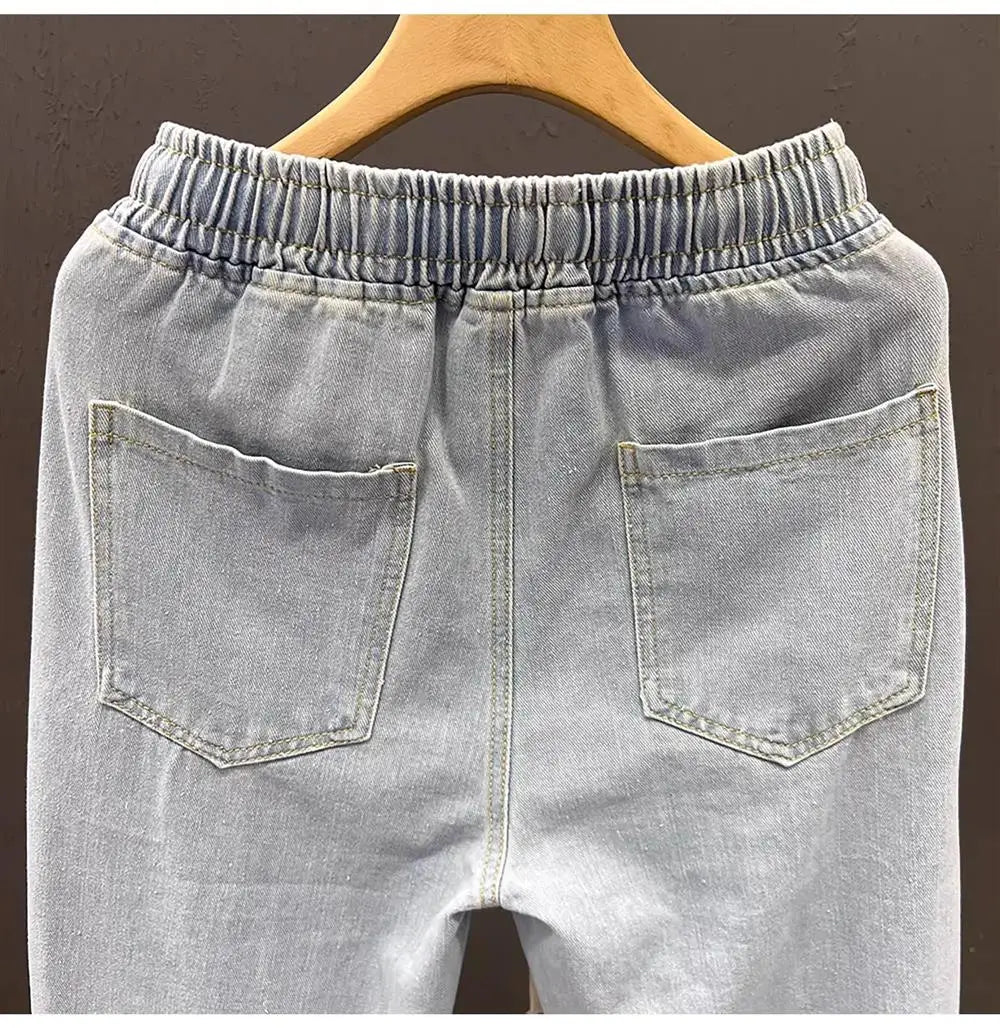 Men's Casual Loose Straight Leg Jeans -