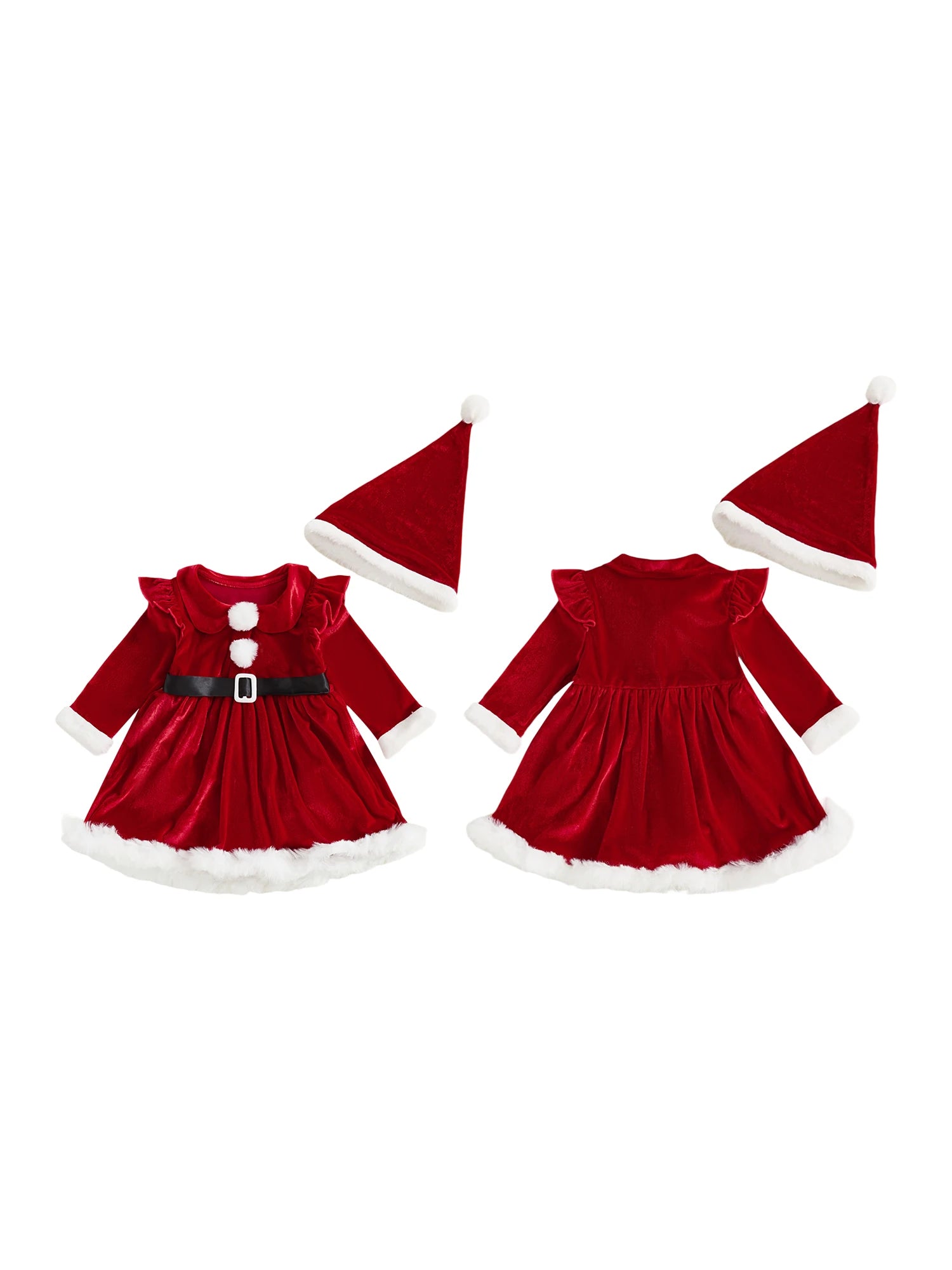 Celebrate the season in style with these adorable Christmas outfits for baby girls aged 1-2 years—cozy, festive, and cute! -