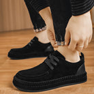 Men's Shoes Are Fashionable Brown Casual Shoes Made of Durable Suede Material Comfortable Walking Shoes Suitable for Daily Wear -