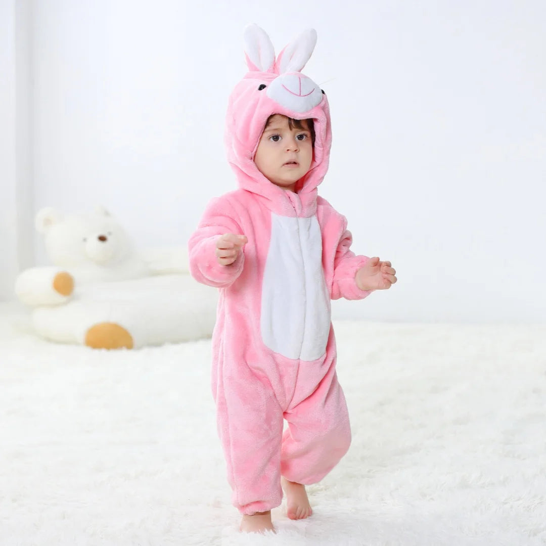Dress your little one in these cute unisex infant pajamas featuring fun dinosaur and animal prints—perfect for cozy nights and playful days! -