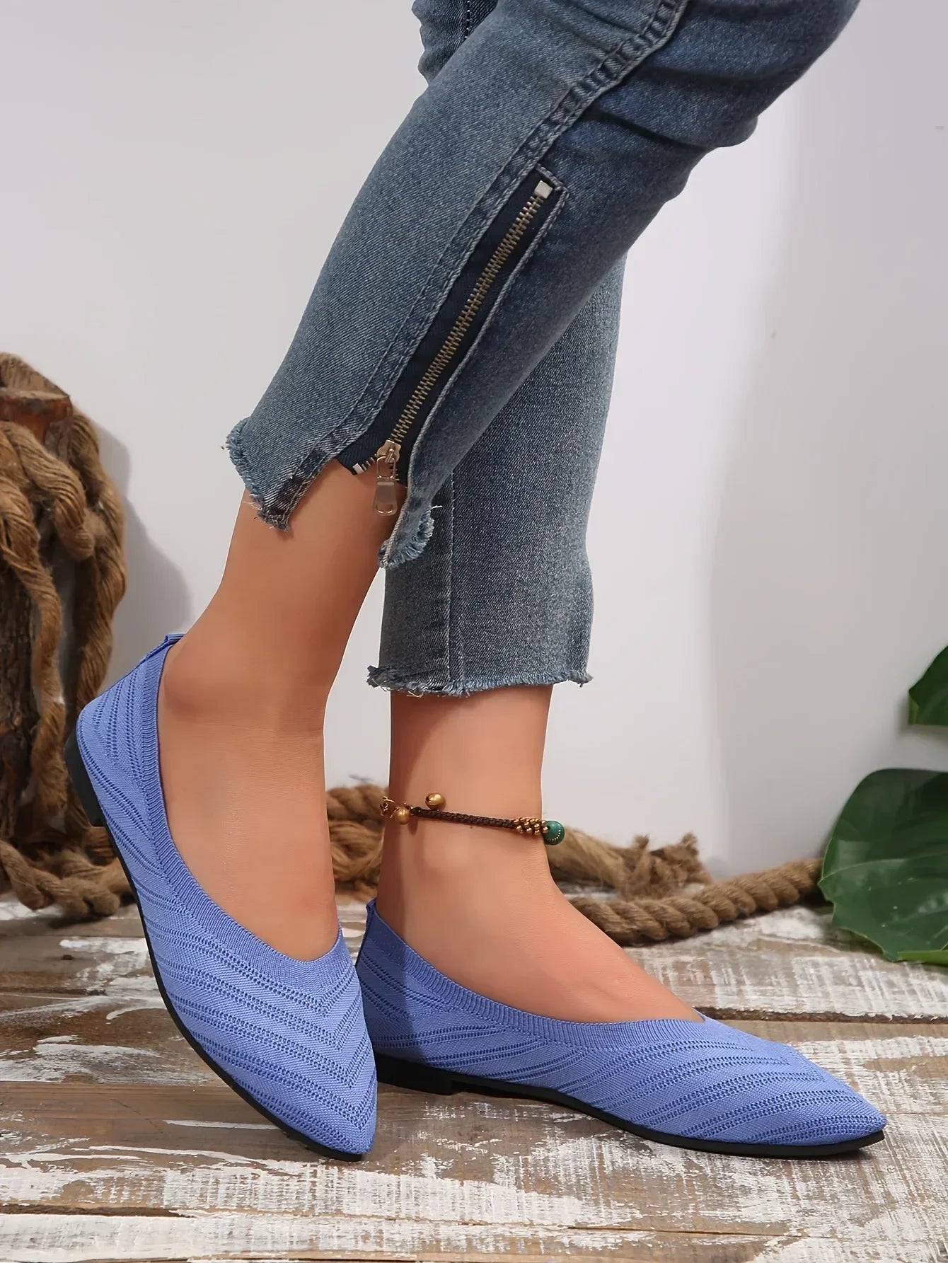 Step out in style with these women's pointed toe flat shoes. -