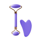 Enhance your skincare routine with this facial roller for the face, neck, and eyes. This resin massage tool can help improve circulation, reduce puffiness, and promote relaxation for a revitalized complexion. -