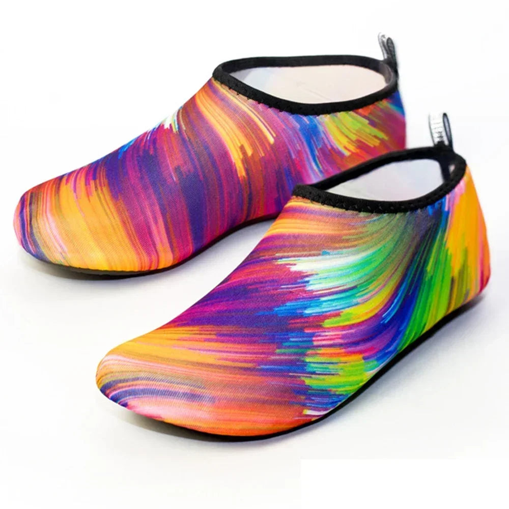 Unisex Water Non-Slip Sneaker Shoes Swimming Diving Socks Summer Aqua Beach Sandal Flat Shoe Seaside Socks Slipper for Men Women -