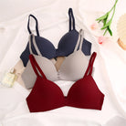 FINETOO Sexy Wire Free Push Up Underwear For Women Seamless Deep V Cup Bras Adjustable Comfort Bralette Female Backless Lingerie -