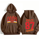 Chiefs Era Sweatshirt Kelce 87 -