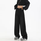 Embrace timeless style with these female classic retro high-waist baggy jeans—perfectly combining comfort and vintage flair! -