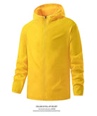 Stay protected during hiking adventures with these waterproof jackets for men and women. Featuring sun protection and windproof capabilities, these jackets are perfect for outdoor excursions, keeping you comfortable and shielded from the elements. -