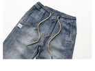 Classic Washed Blue Denim Jeans for Men -