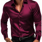 Men's Satin Silk Shirts -