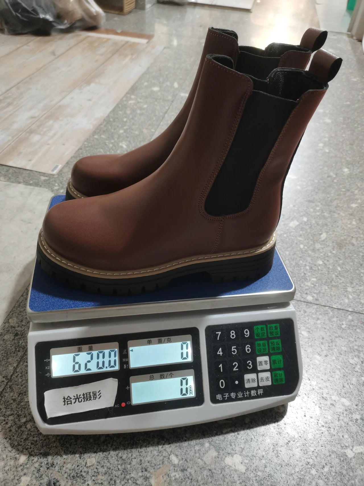 Shoes for Women Autumn and Winter New Round Toe Low Heel Women Boots Chelsea Motorcycle Boots Solid Color Casual Women Shoes 43 -