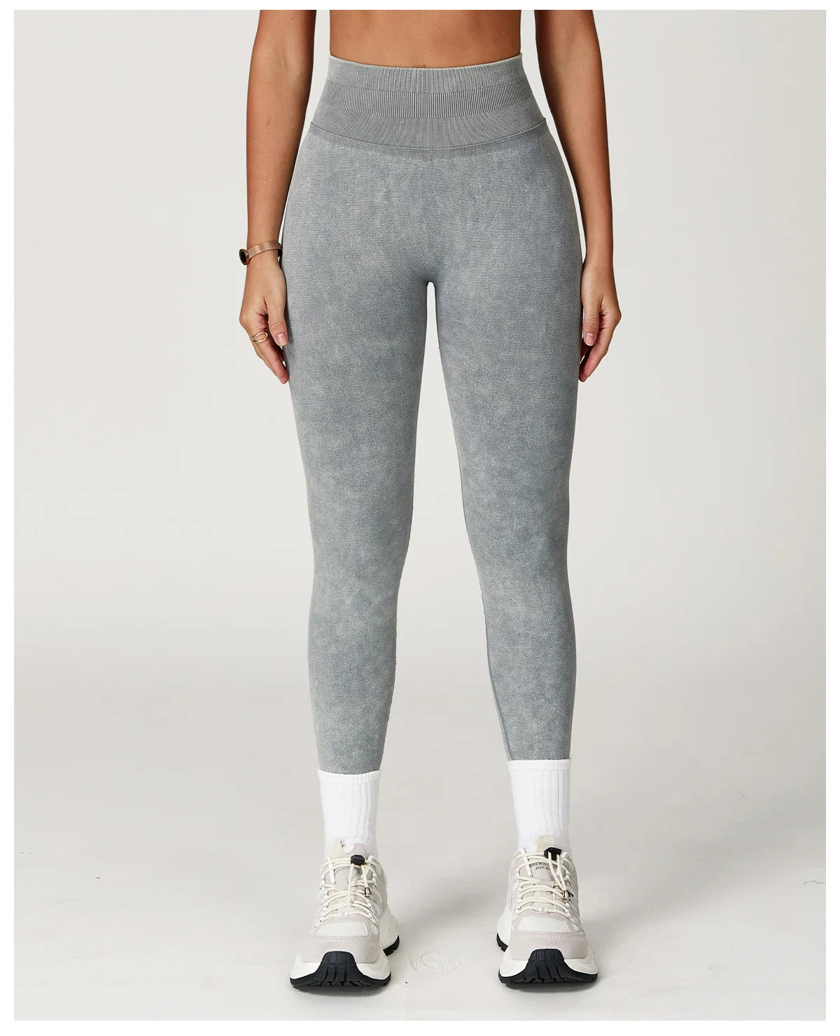 Yoga Pants Impact Leggings Women SeamlessStay comfortable and supported during workouts with these seamless high-waist ribbed yoga leggings for women—perfect for the gym and everyday activewear! -