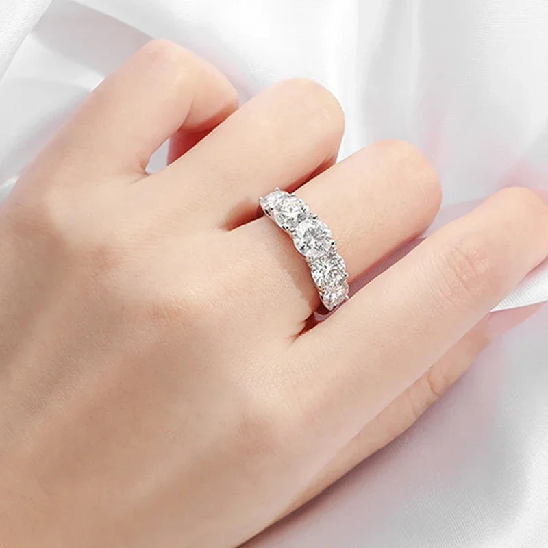 18k Plated 3.6CT Moissanite Rings\ -