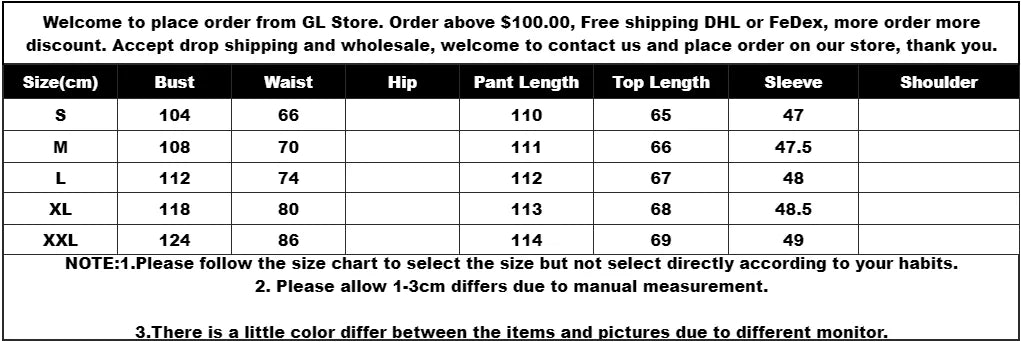 Wide Leg Pants Suit -