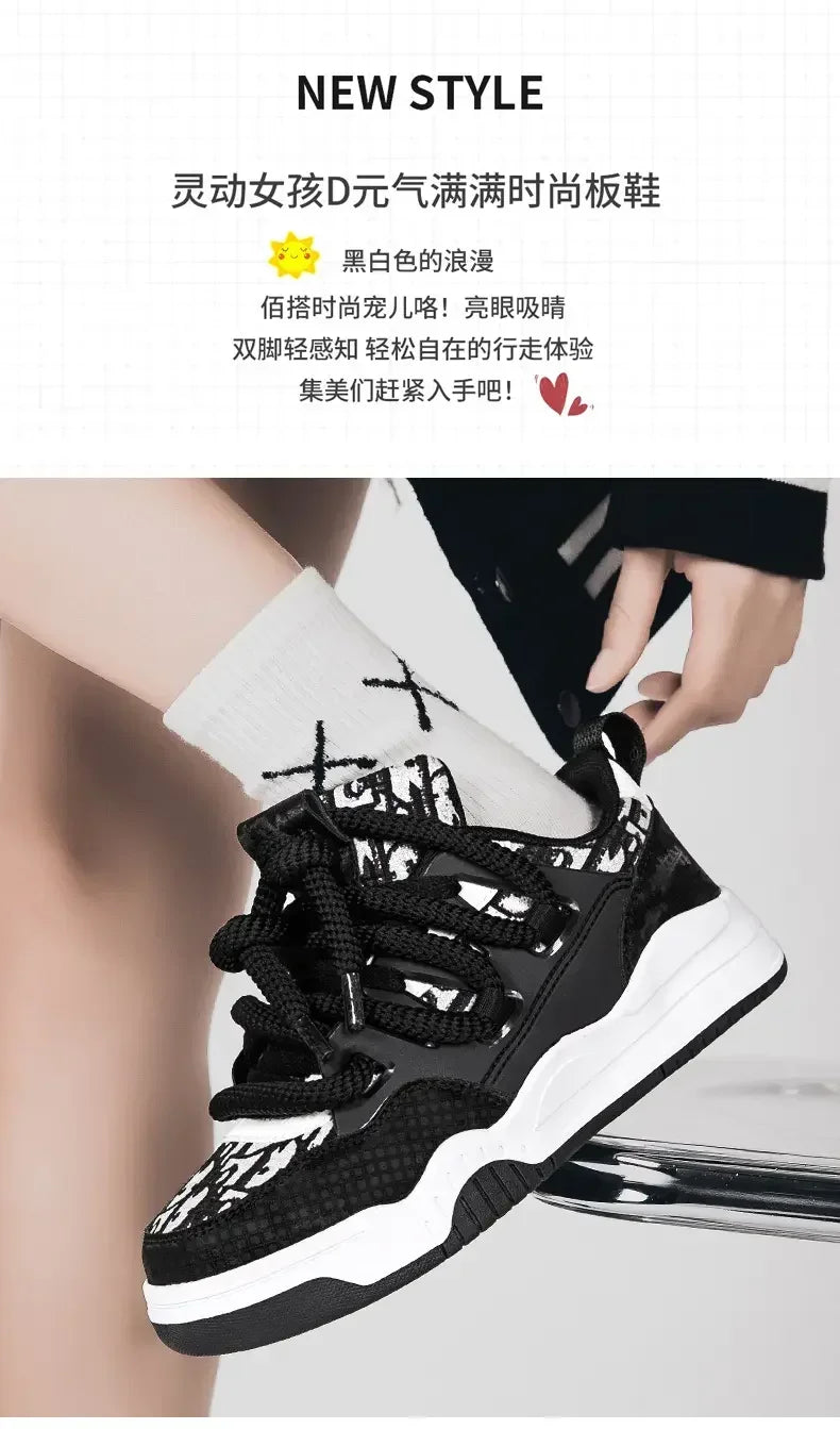 Big Size 36-47outdoor Trendy Couple Style Walking Shoe Student White Board Men's Sneakers Running Hiking Tennis Boy Shoes Casual -