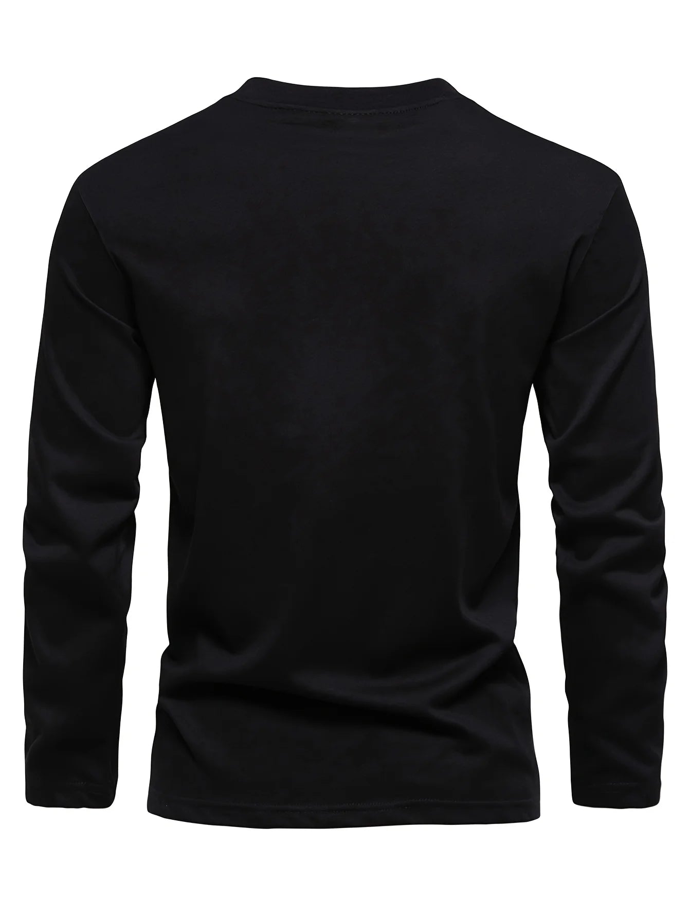 Men's 100% pure cotton long sleeved T-shirt top -