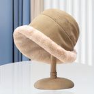 Stay warm and cozy in style with this winter thermal bucket hat! -