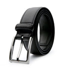 Men's Leather Belt, Fashion & Classic Casual Belt with Single Prong Buckle for Jeans, Pants, Work And Business, Gift for Dad & Husband -