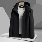 Women's Autumn and Winter Outdoor Sports Casual Warm Fleece Lined Windproof Stand Collar Jacket -