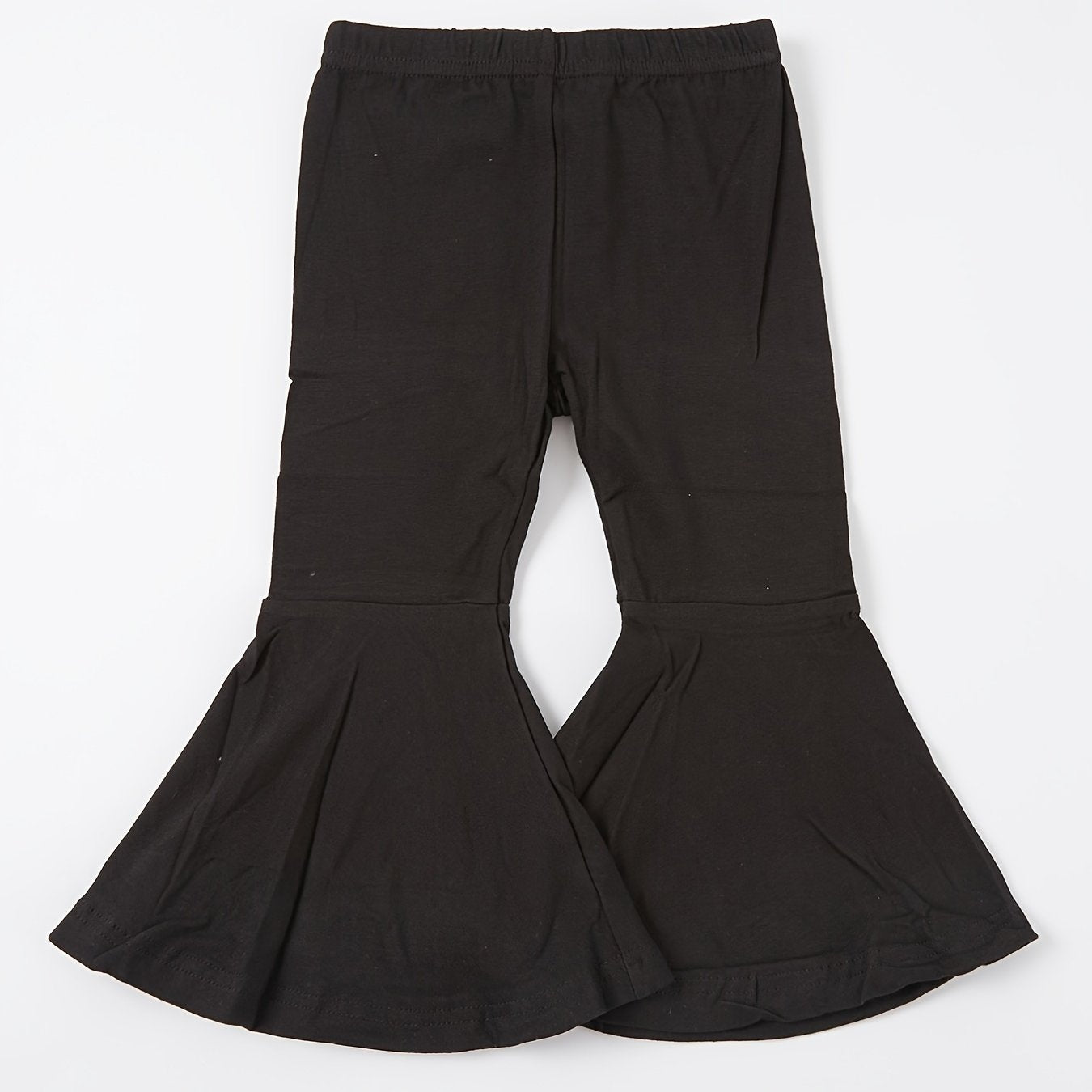 Girls' High-Waisted Flared Pants - Stretchy Bell-Bottoms, Non-Belted Waist, for Dance, Everyday & Formal Events - Spring/Fall Pants for Girls - Easy-Care Outfit, Dance Attire, Non belted Design, Comfortable Fit, Perfect for O -