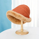 Stay warm and cozy in style with this winter thermal bucket hat! -