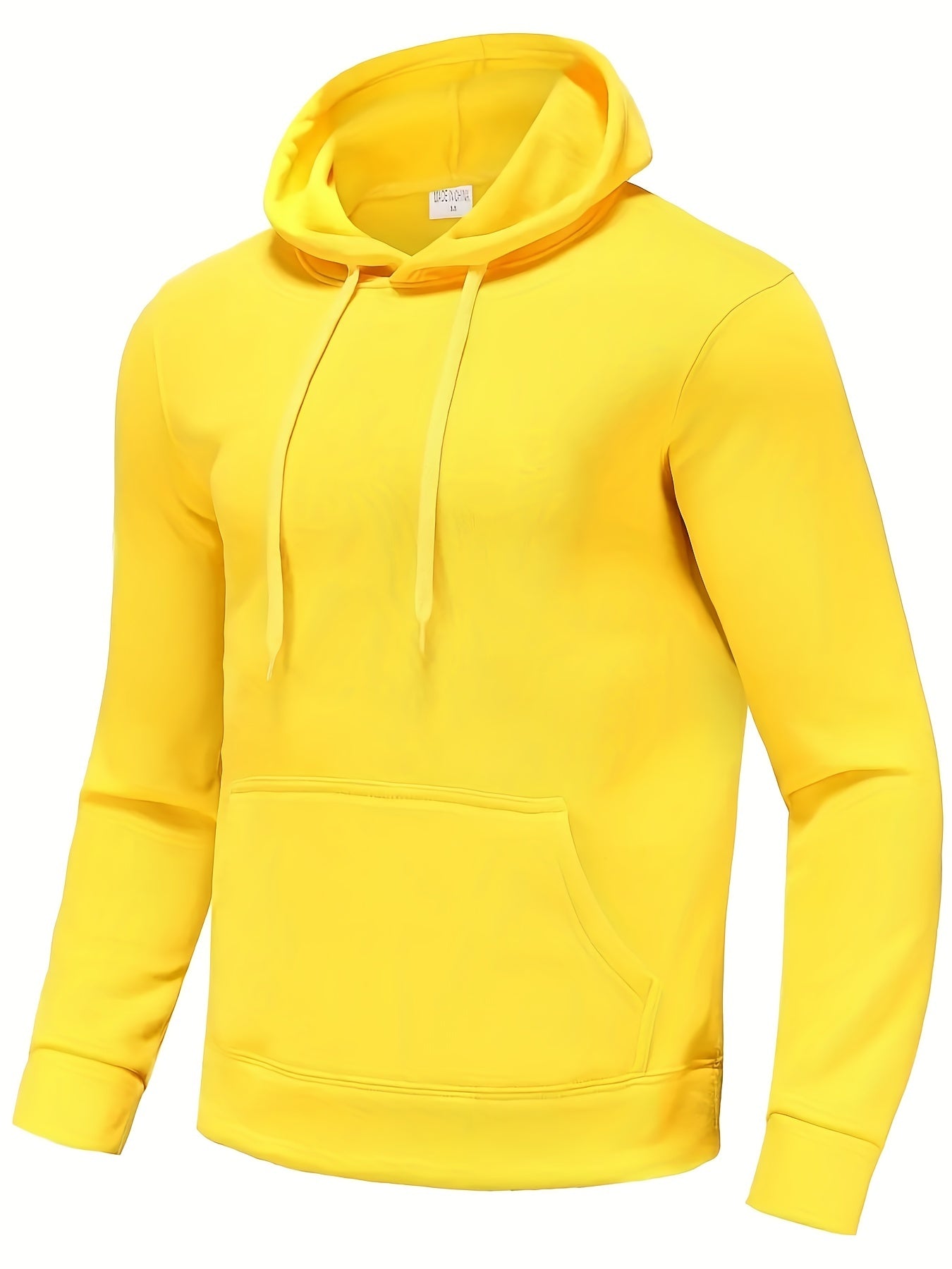 [Best Sellers Hoodies With Pocket] Men's Solid Color Hoodies, Casual Loose Fit Drawstring Hooded Sweatshirt With Pocket Best Sellers -