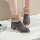 Step into cozy luxury with these warm faux fur-lined women's boots! -