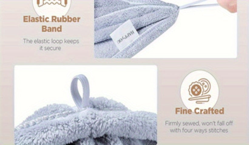 Microfiber Hair Towel Quick Drying Hair Wrap Towel Super Absorbent Hair Drying Cap Soft Headband -