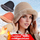 Stay warm and cozy in style with this winter thermal bucket hat! -